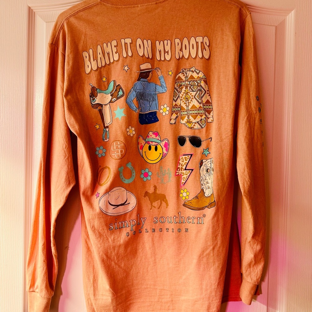 Simply Southern Coral Graphic Tee
